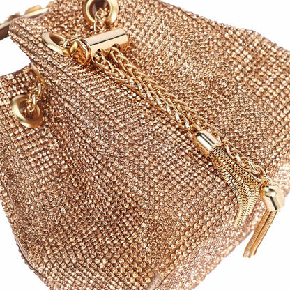 Full Diamonds Bucket Handbag