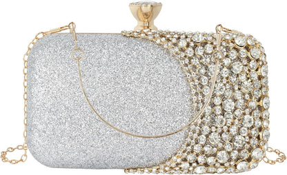 Lattice Pattern Metal Handbag