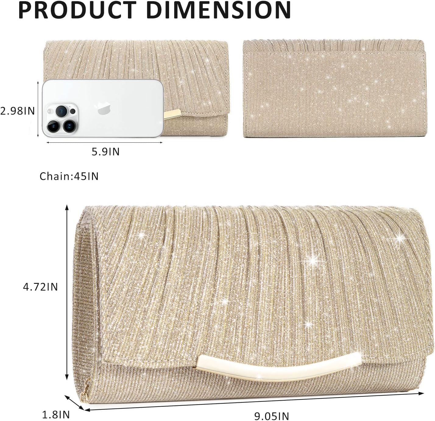 Evening Bag Clutch Purses for Women