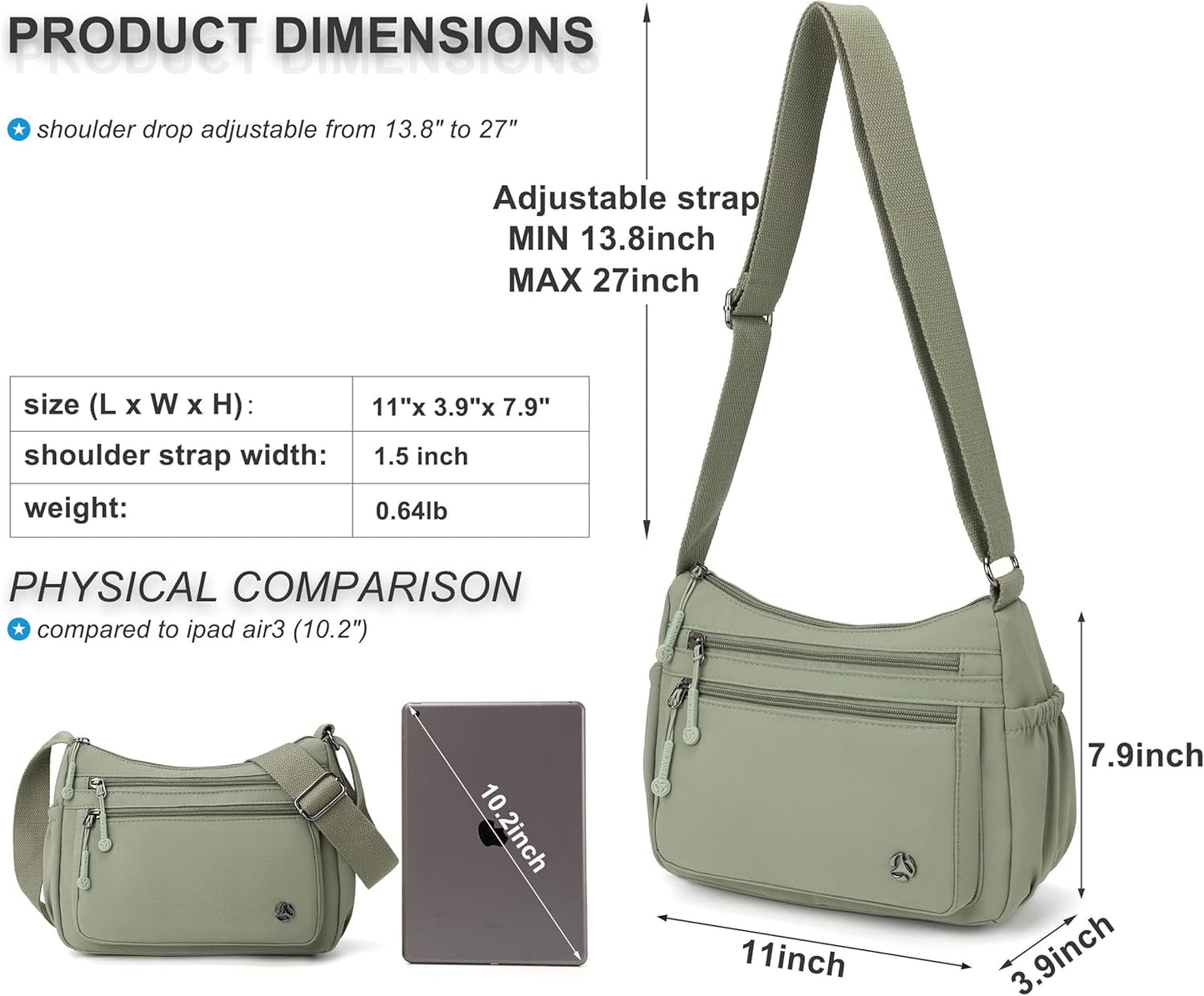 Casual Crossbody Bag