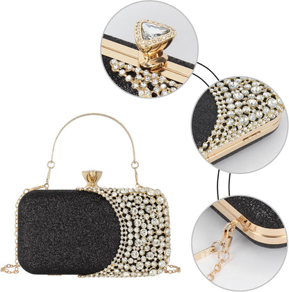 Lattice Pattern Metal Handbag