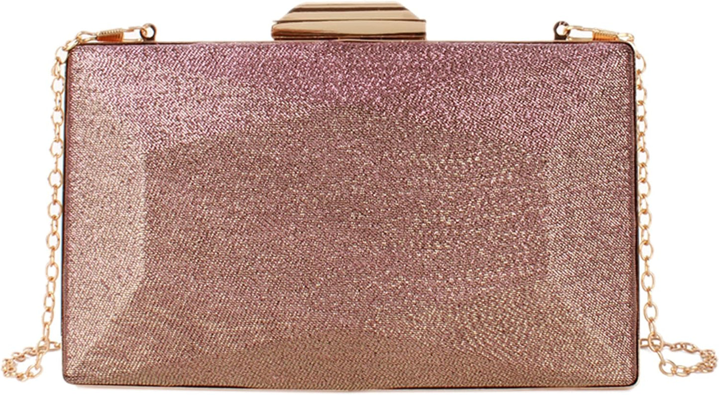 Lattice Pattern Metal Handbag