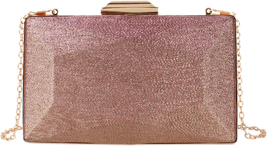 Lattice Pattern Metal Handbag