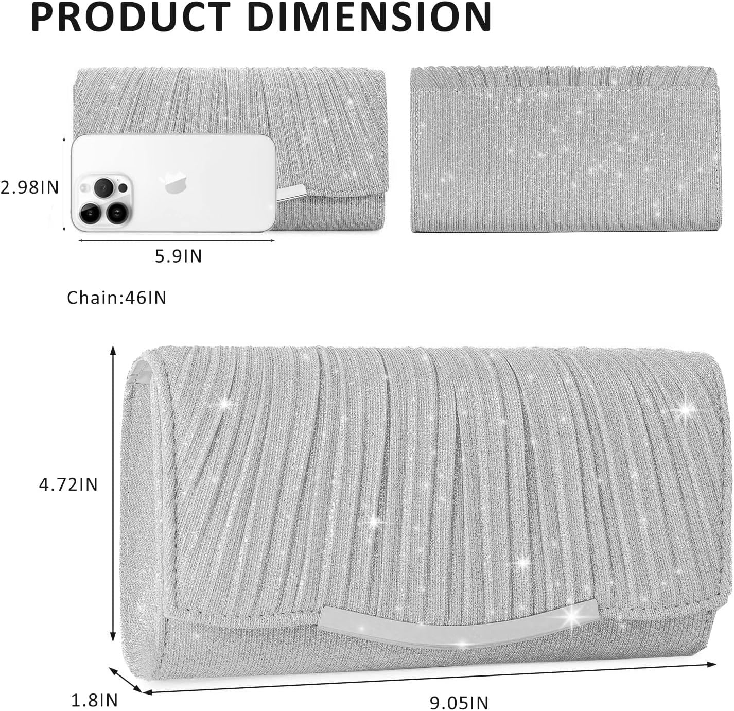 Evening Bag Clutch Purses for Women