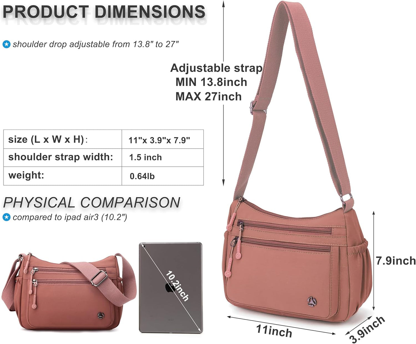 Casual Crossbody Bag
