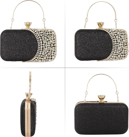 Lattice Pattern Metal Handbag