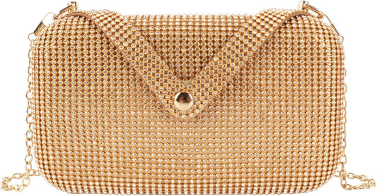 Lattice Pattern Metal Handbag