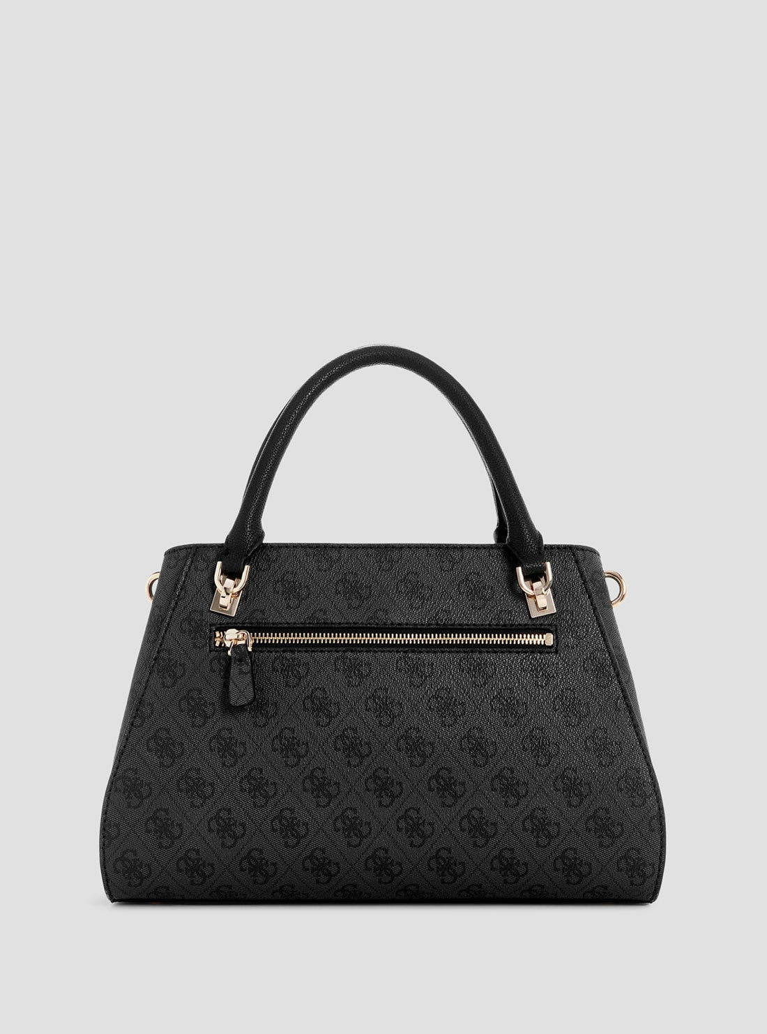 Black Logo Noelle Luxury Satchel Bag