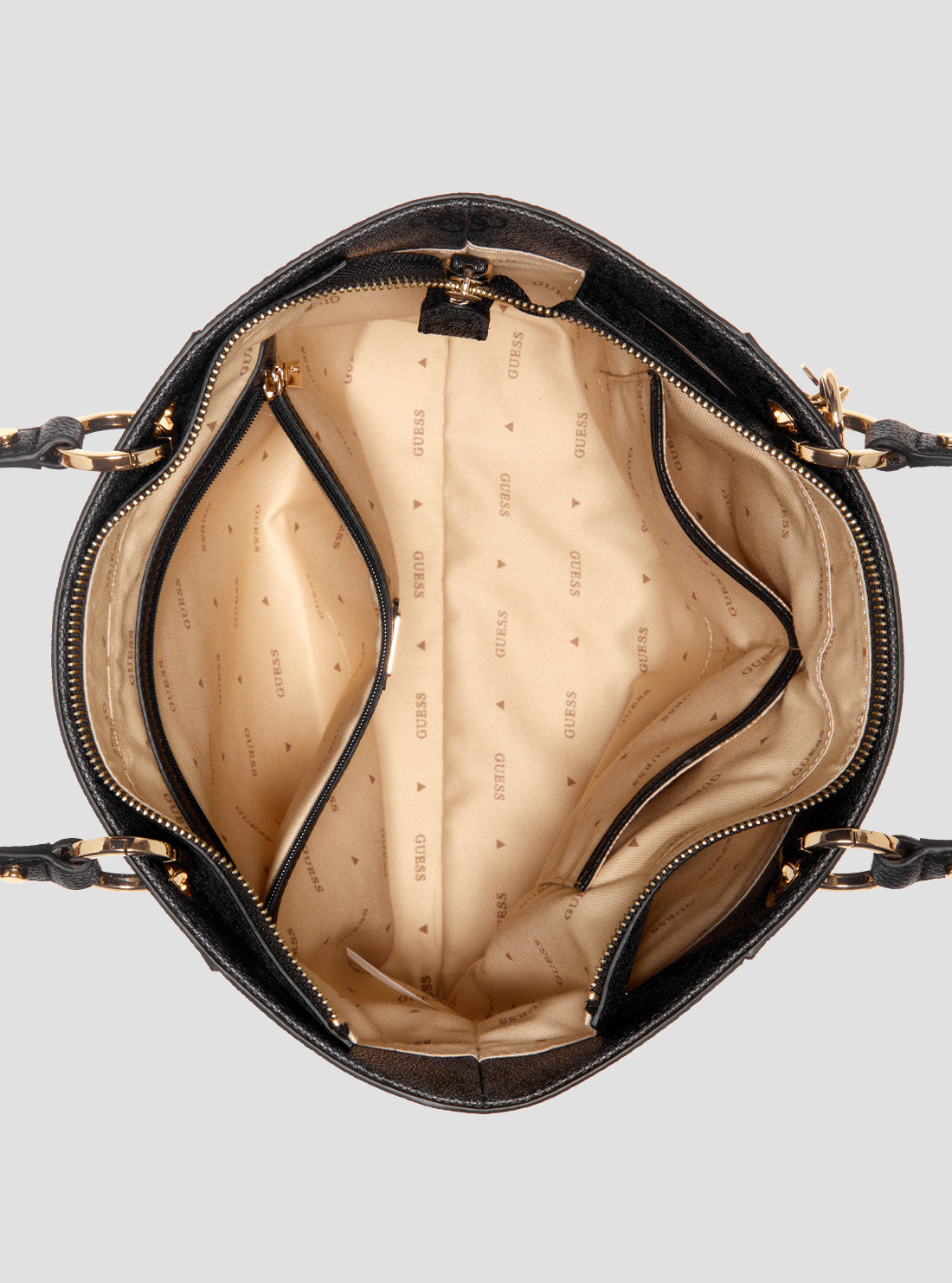 Black Logo Noelle Small Elite Tote Bag