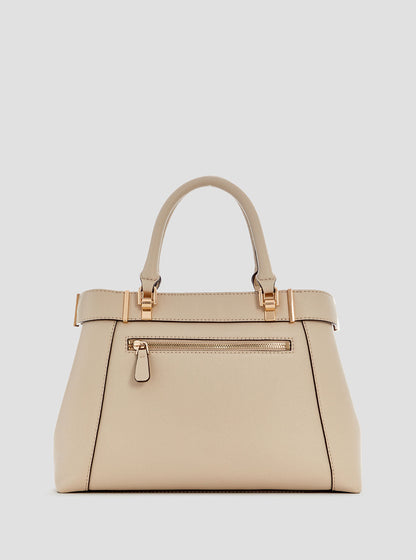 Beige Anadela Compartment Satchel