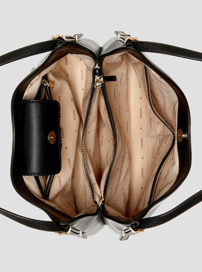 Black Lefia Large Hobo Bag