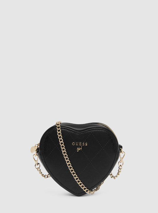 Black Heart Crossbody Bag