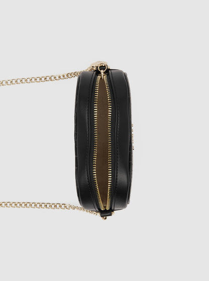 Black Heart Crossbody Bag