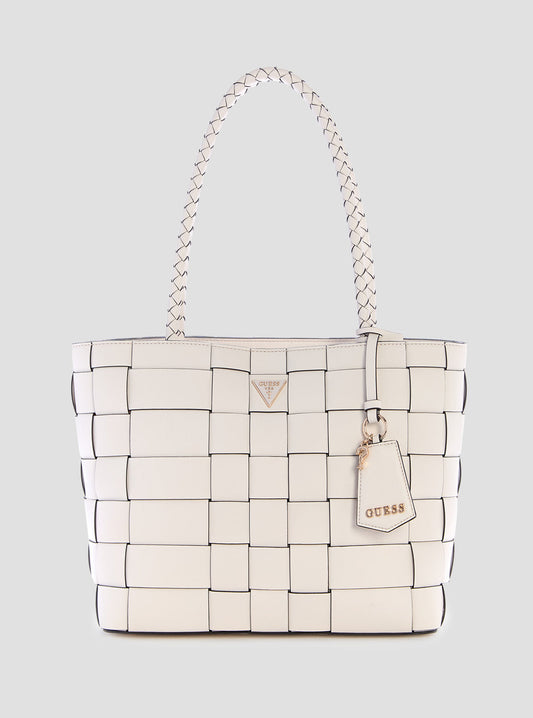 White Maylee Girlfriend Tote Bag