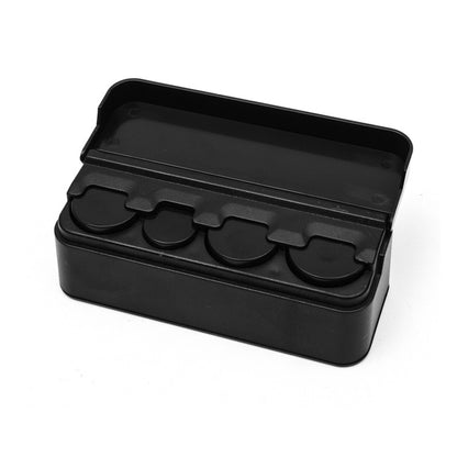 2X Portable Car Coin Holder Mini Change Storage Box Interior Organizer Container