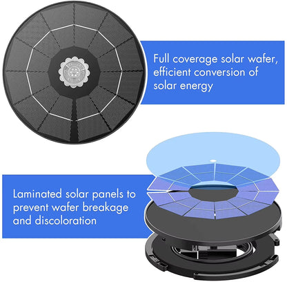 Solar Powered Fountain Pump, 3.5W 