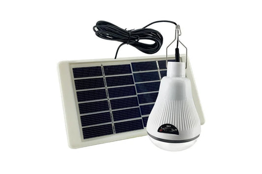 1-Pack 20 LED Solar Panel Tent Lamp