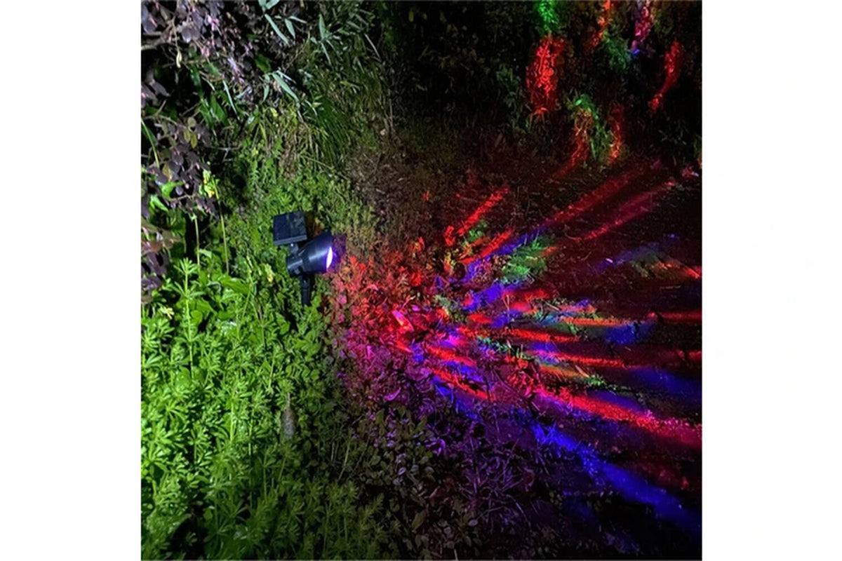 Solar Rotating Color Projection Light