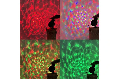 Solar Rotating Color Projection Light