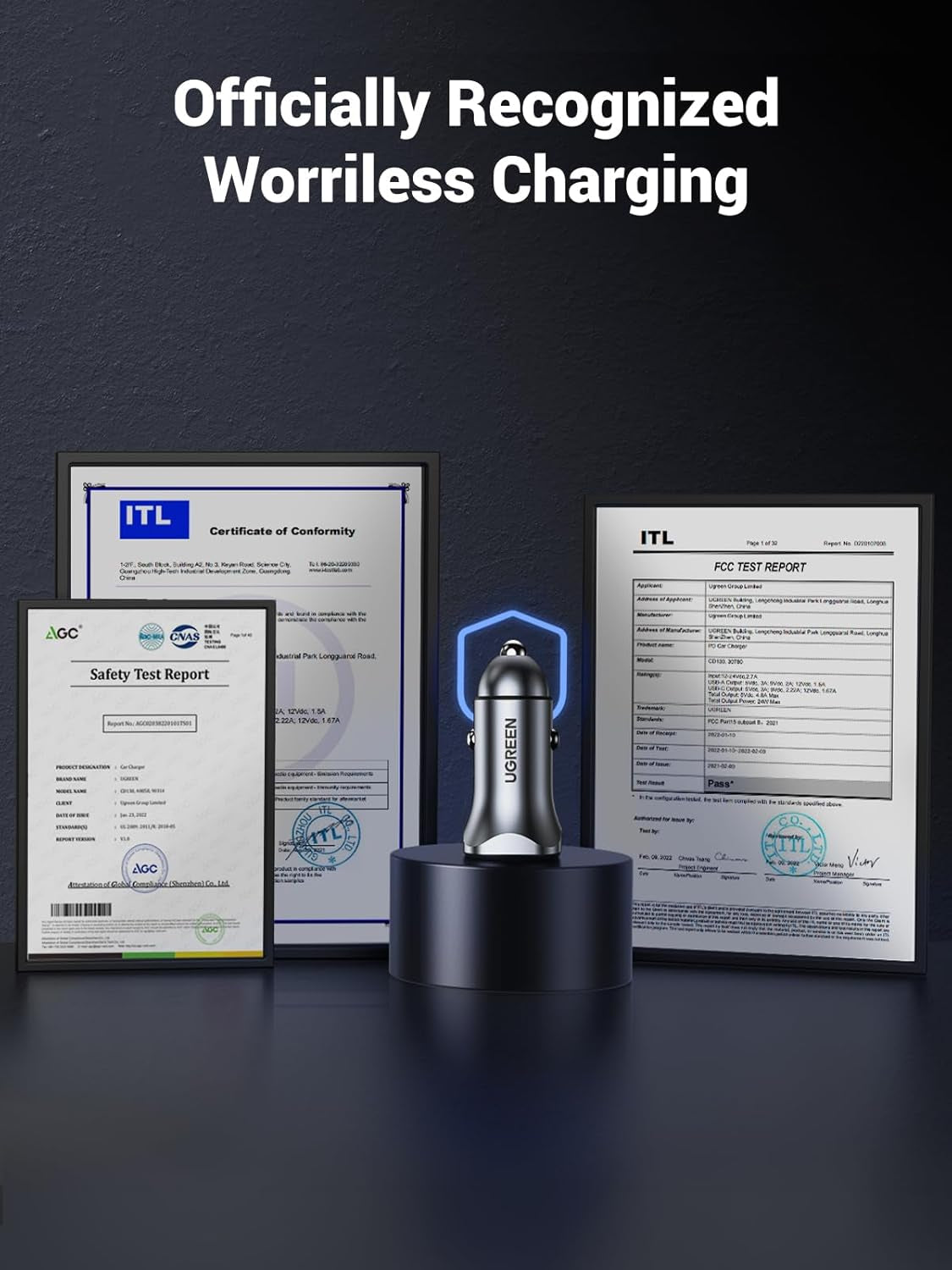 Car Charger USB C, 2 Ports PD 20W & QC18W, Super Mini, Aluminum Alloy, Space Grey, Compatible with Iphone 17/16/15/14/13, Galaxy S25/S24/S23, Pixel 10/9, LG, Ipad