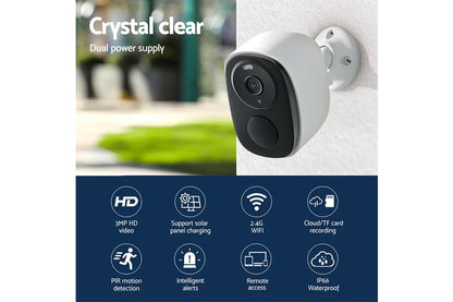 3MP Solar Security Camera